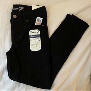 NWT Seven7 Black Skinny Jeans Size 12